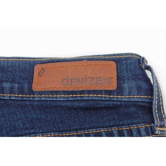 Levi's Denizen Women's Denim Dark Wash Jeans SZ 2 Raw Edge Curvy Boot Cut - Picture 11 of 11